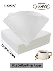 choxila 1 pieza Soporte para filtro de café rosa, almacenamiento de filtros de café con tapa antipolvo, estante dispensador de papel de filtro de café, caja para filtros de café para cafetería, hogar, oficina, capacidad para 200 unidades de filtros de café V60 y de cono, de vuelta al colegio