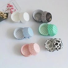 100 个 11CM 什锦彩色蛋糕模具