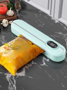 RAF Seladora à Vácuo, 1 Conjunto de Máquina de Selagem a Vácuo Digital Doméstica + Seladora de Sacos, 2 Métodos de Selagem + Vácuo, Máquina de Preservação de Frescor de Alimentos, Seladora Plástica, Operação Simples, Adequada para Armazenar Alimentos Secos e Macios, Seladora de Sacos, Eletrodomésticos de Cozinha