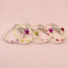 2pcs/Set Random Pattern Pet Collar, Luminous Cat Or Dog Glow Collar, Anti-Lost Necklace For Night - Multicolor - View 9