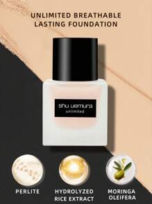 Shu Uemura Unlimited Breathable Lasting Foundation Natural Matte Finish #584 #674 - 1.18 Fl.Oz./35ml - 674 berwarna kekuningan dan putih - View 6
