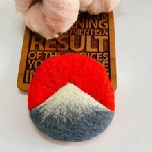 1 套羊毛毡羊杯垫手工套件，适合初学者，缓解压力的材料包，适合所有季节的创意礼物，适合情侣、家人和朋友的 DIY 礼物