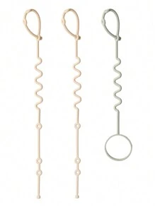 3 paquetes de correas de silicona para juguetes para bebés, cadenas de chupete de silicona elásticas, correas ajustables para biberones de bebé, se aplican a asiento de coche, juguetes de dentición, trona, accesorios de cochecito