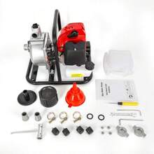 HOHOBLA Gasoline Water Transfer Pump 43CC 2 Stroke Engine Gas Powered Petrol High Flow Water Transfer Pump 6500RPM 35 GPM Garden Farm Irrigation Pump (43CC 2 Stroke 1.7HP) - 43cc 2 衝程 1.7hp - 查看 3