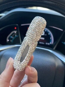 1pc Rhinestone Studded Portable Perfume Bottle, Travel Size Fragrance/Essential Oil Dropper Bottle - Multicolor - View 11