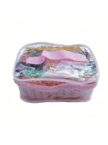 80pcs Plastic Hair Curler Set With PVC Bag, Cross-Border Safe For Bangs Hairstyling Curling Tools - Multicolor - View 8