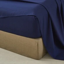 3/4 Piece Home Bed Sheet Set, Soft, Comfortable And Breathable Bedding Set, Hotel Luxury Home Summer Bedding Sheets Twin, 1 Or 2 Pillowcases, 1 Flat Sheet And 1 Fitted Sheet,Room Decor,  Ideal Gift. - xanh đậm - Xem 10