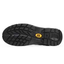 GUYISA 宽钢头耐磨鞋，黑色防压防刺穿全季节徒步工作靴 - 黑色 - 查看 8