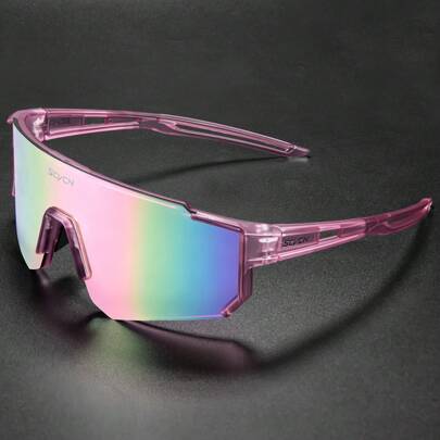  SCVCN New Cycling Glasses, Y2K Fashion Sports Eyeglasses, Bicycle Glasses For Mountain Bike, Road Bike, Outdoor Sports, Cycling, Driving, Fishing, Running, Golf, Beach, Baseball, 1 Piece