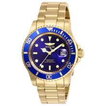 Invicta 26974 Men's Pro Diver Blue Dial Yellow Gold Bracelet Watch