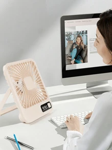 New Desktop/Wall-Mounted USB Fan, Portable Desk Fan For Home, Dorm, Bedroom