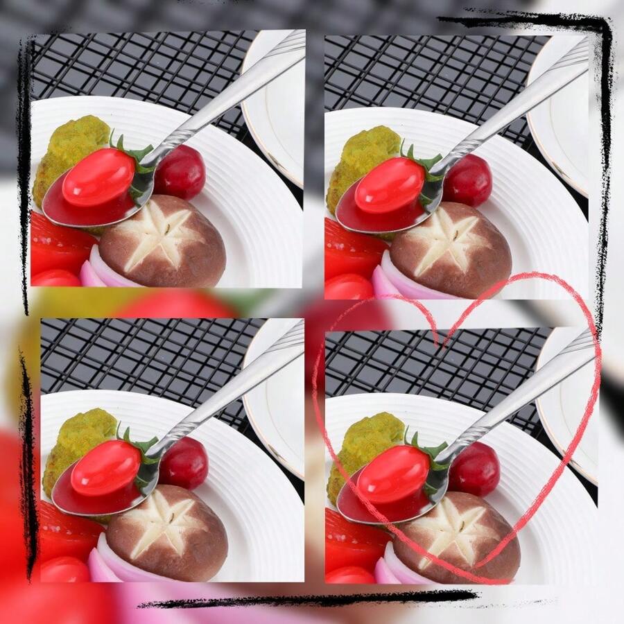 Set de Cuillère Fourchette Squelette Crâne Cadeau En Acier Inoxydable