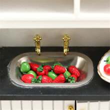 10pcs Random Miniature Clay Fruits For 1_12 Dollhouse Accessorizes And DIY Micro Scenes - Random Colors and Styles - View 6