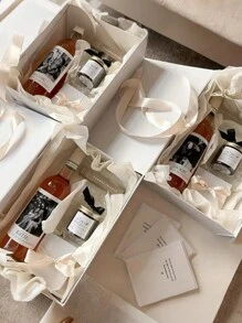 4/8/12pcs Customized Wine Bottle Waterproof Black And White Style Photo Text Stickers, Customized Party Stickers, Your Own Party Stickers, Perfect Choice For Friends, Family, Parties, And Events Cute, Adorable, Unique, Customized, For Friend, Boyfriend, Friends, For Anniversaries, For Birthdays, For Weddings, For Graduation, For Housewarming