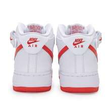 Nike Zapatillas deportivas casuales ligeras de media caña AIR FORCE 1 MID EASYON (GS) FN1193-106 - blanco/rojo oscuro claro - Ver 5