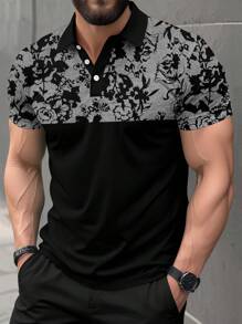 Men's Casual Business Style Short Sleeve Polo Shirt - Multicolor - View 1