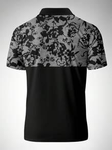 Men's Casual Business Style Short Sleeve Polo Shirt - Multicolor - View 2