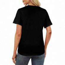 Brazil Shirt, Brasileira Brazilian Flag T-Shirt - 黑色 - 查看 2