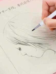 5pcs Retractable Mechanical Pencil Lead Refills For School Students, Eternal Unbreakable Graphite Leads For Drawing - Black - View 2