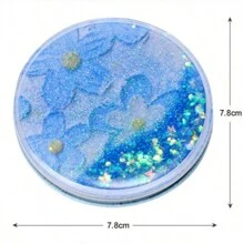 1pc/2pcs/4pcs Folding Double-Sided Mirror Glitter Small Mirror Folding Handheld Pocket Mirror Portable Travel Pocket Makeup Mirror For Pockets, Bags And Travel Gifts Birthday Graduation