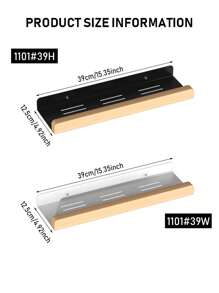 黑色/白色壁挂式卫生间收纳架，多功能收纳架，可容纳卫生纸卷、面巾纸、手机等卫生间用品，无需钻孔，浴室配件，房间装饰