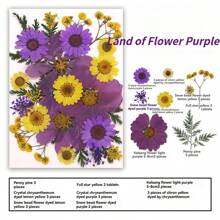 35pcs Dried Pressed Flowers For Resin Molds, Real Pressed Flowers Dry Leaves Kit For Art Crafts Resin Jewelry Making Scrapbook Supplies Card Making Soap Candle DIY Nails Decor| Valentine Day's Gift| Couple Gift| Christmas Gift Xmas Gift| Halloween Gift Decor