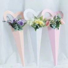 10pcs, Valentine's Day Rose Packaging Box - Florist Packaging Supplies, For Valentine's Day Mother's Day American Teacher's Day Wedding Christmas