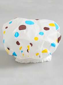 1/5/10 piezas Adorables gorros de ducha, gorros de baño impermeables de plástico reutilizables con banda elástica para niñas y bebés