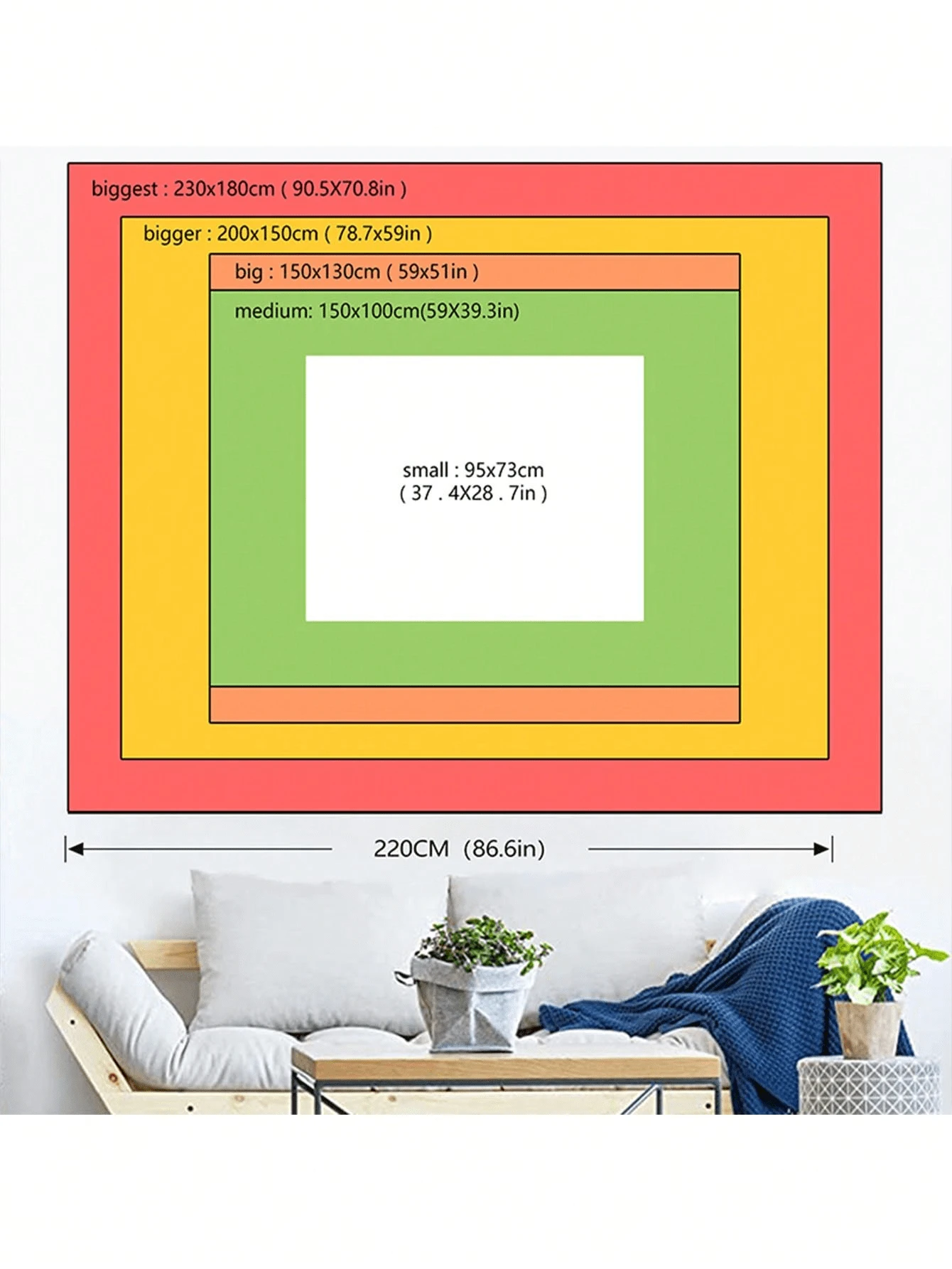 Mandala Tapestry Wall Hanging, Boho Hippie Wall Decor, Bohemian Wall ...