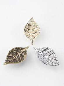 1 st Vintage Golden Leaf kastgrepen, enkel gat Scandinavische stijl meubelgrepen, decoratieve metalen ladeknoppen handgrepen voor keukenkast kast garderobekast deur accessoires hardware
