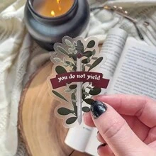 Throne Of Glass Aelin Fireheart Waterproof Sticker - Paper Decal For Laptops, Water Bottles, And Car Exterior Accessories,School Supplies,Back To School