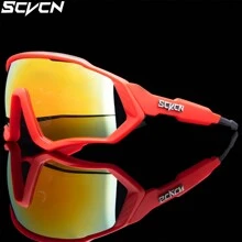SCVCN Occhiali da ciclismo per bicicletta SCVCN, classici, per uomo e donna, adatti per mountain bike, bici da strada, attività all'aperto come sport, pesca, escursionismo, vacanze, campeggio