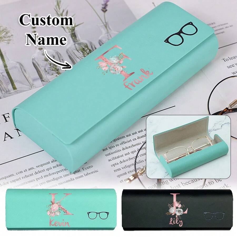 Hộp đựng kính mắt từ tính mỏng tùy chỉnh, hộp đựng kính cứng thời trang, hộp đựng kính mát nhẹ, giá đỡ kính di động, thiết kế hiện đại, lý tưởng để sử dụng khi đi du lịch, tại nhà, văn phòng - Nhiều màu - Xem 1