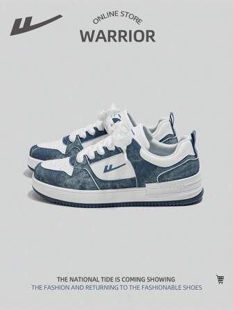 WARRIOR زوج من أحذية الرياضة للرجال الحذاء الكاجوال منخفض الرقبة، من قماش التريكو الرياضي، متعدد الألوان، للمشي اليومي الخارجي