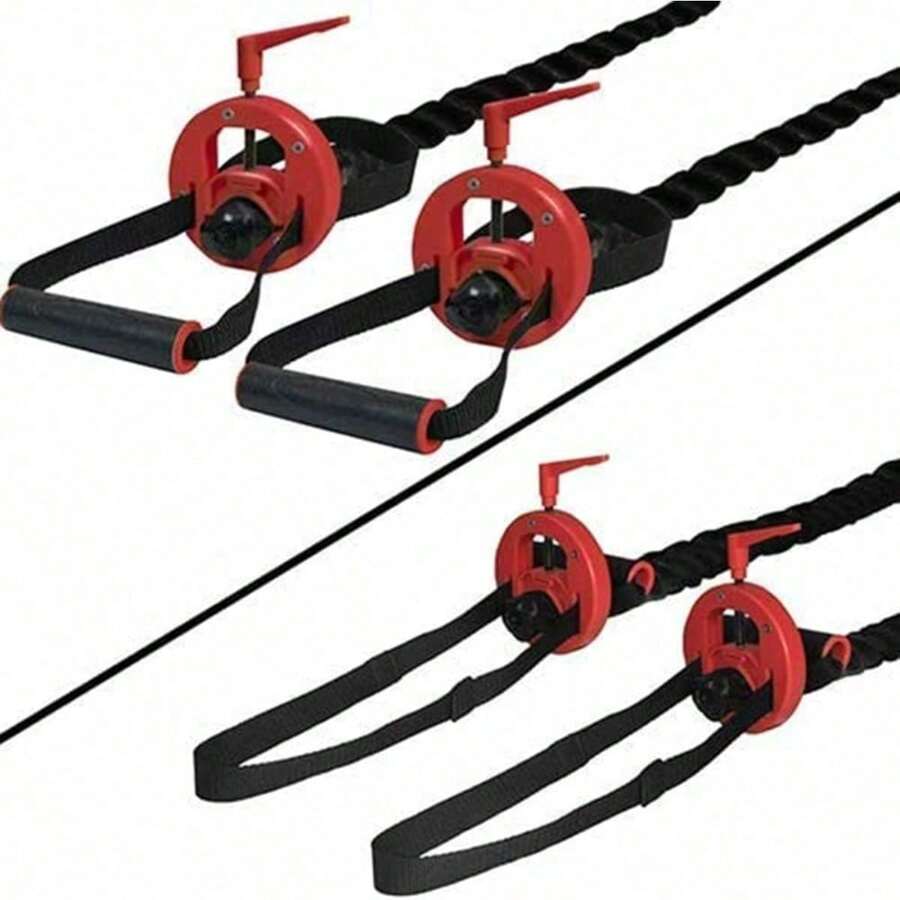 Gripz 4-In-One Grip Options For All Hand Sizes On Battle Ropes - 1.5 ...