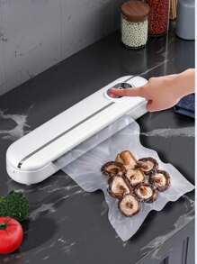 RAF Seladora à Vácuo, 1 Conjunto de Máquina de Selagem a Vácuo Digital Doméstica + Seladora de Sacos, 2 Métodos de Selagem + Vácuo, Máquina de Preservação de Frescor de Alimentos, Seladora Plástica, Operação Simples, Adequada para Armazenar Alimentos Secos e Macios, Seladora de Sacos, Eletrodomésticos de Cozinha