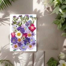 35pcs Dried Pressed Flowers For Resin Molds, Real Pressed Flowers Dry Leaves Kit For Art Crafts Resin Jewelry Making Scrapbook Supplies Card Making Soap Candle DIY Nails Decor| Valentine Day's Gift| Couple Gift| Christmas Gift Xmas Gift| Halloween Gift Decor