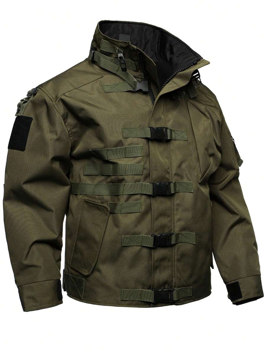 Mark 2 Motorcycle Tactical Agile Jacket, Men's Outdoor Military Jacket, Black Tactical Jacket, Windbreaker - Army Green - View 1