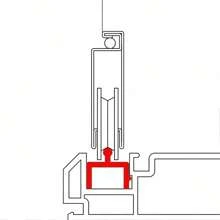 Door Replacement Track 72" White - Vinyl Bottom Track, Screen Door Rail, Sliding Door Tracks, Screen Door Track Repair, Patio Screen Door Guide, Made In America - 1 - View 3