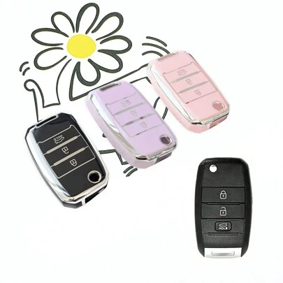 נרתיק כיסוי מפתח מרחוק TPU לרכב לקיה RIO 3/K2/K3/K4/K5, ספורטאז', פיקנטו, אופטימה, נשמה, סעד, סורנטו, פורטה, סטינגר, סראטו