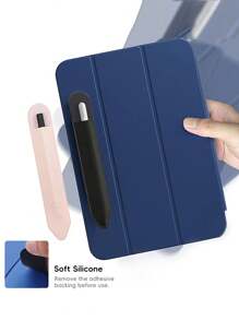 平板电脑笔袋手写笔保护套苹果笔套手机二代笔袋防丢超薄便携贴纸收纳笔袋 - 彩色 - 查看 2