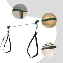 Quiltern "2pcs Kayak Bicycle Roof Rack, Kayak Accessories, Multi-Functional Lifting Storage Device" - Black - View 4