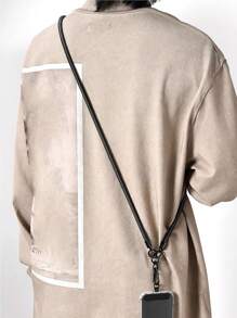 1 Długość 120CM Wielofunkcyjny Crossbody Telefon Komórkowy Smycz, Aparat, Czajnik Smycz, Mężczyźni I Kobiety Wspinaczka Zewnętrzna, Codzienne Wyjście, Modne Kolokacje, Gruby Nylon Materiał, Mocny
