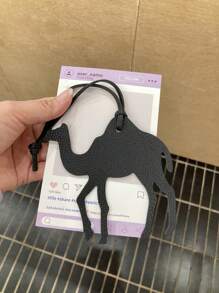 1 bucată culoare solidă PU modă minimalist drăguț interesant breloc cămilă, pandantiv mașină, rucsac, geantă de umăr, geantă de tote, etichetă de bagaje, potrivit pentru cupluri, studenți, bărbați, femei, utilizare de zi cu zi, întâlniri, vacanțe, călătorii, navetă, cadou ideal pentru iubit /Iubita, Mama, Copii De Ziua Îndrăgostiților