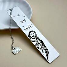 1PC Funny Gifts Bookmark, Is That Smut Jesus Bookmark, Novelty Gag Bookmark Gift For Female Friend Bookish Nerd Booklover Adult Women, Christian Book Marker Gifts For Book Lovers Gift,School Supplies,Back To School