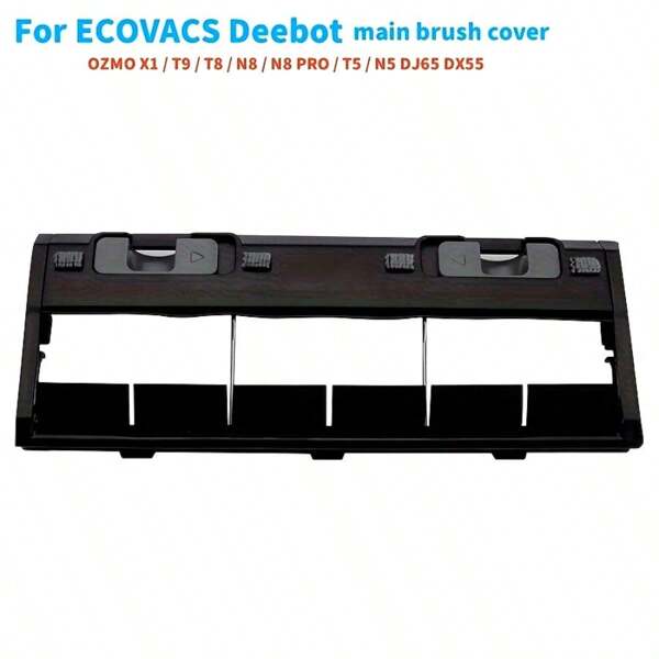 1pc Replacement Roller Brush Cover For ECOVACS Deebot OZMO X1/T9/T8/N8/N8 PRO/T5/N5 DJ65 DX55 - Plastic, Floor Attachment Vacuum Cleaner Accessory
