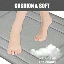 2 件记忆泡沫浴室垫，加厚浴室地毯，柔软防滑防褪色吸水速干舒适家居装饰地垫，女士情人节礼物生日男友女友家居浴室装饰地毯户外地毯门垫秋季装饰浴室配件返校入口装饰 - 2pc回子壓花 - 查看 6