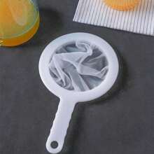 100/200/300/400 Mesh Reusable Nylon Ultra Fine Filter Mesh Strainer Spoon Sieve Soy Milk Juice Coffee Food Filter Kitchen Colander - Multicolor - View 4