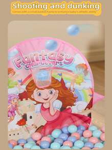 1pc Children's Fabric Ball Pit, Large Capacity Foldable Portable One-Click Storage, Indoor Fun Interactive Playhouse Tent Toy For Toddlers, Boys & Girls, Halloween, Thanksgiving, Birthday Gift, Daycare, Christmas Party (Balls Not Included)