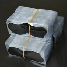 60/100 片黑头去除鼻贴深层清洁鼻贴，鼻斑面部点贴纸鼻膜，清新肌肤，瞬间疏通毛孔 - 黑色 - 查看 3